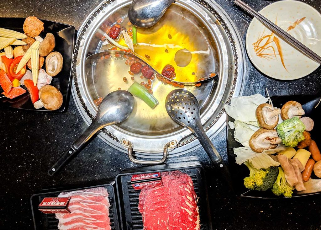 Mala's Hot Pot is a great deal for lots of food in Taipei