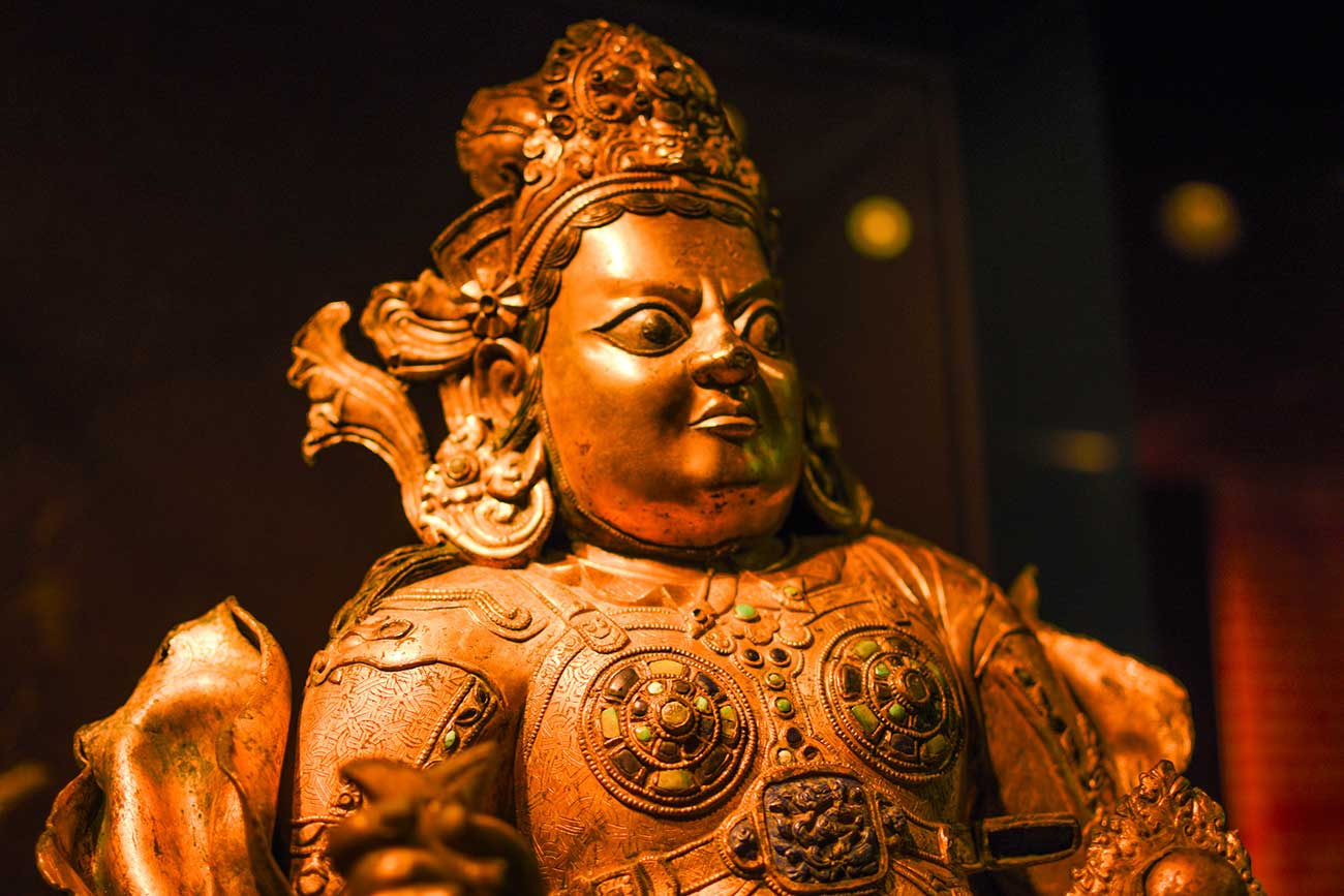 Statue in National Palace Museum in Taipei, Taiwan
