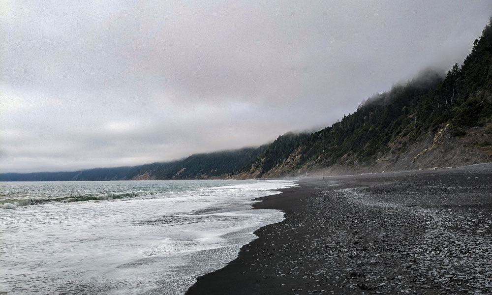 King Range National Conservation Area and Black Sands Beach in Northern California