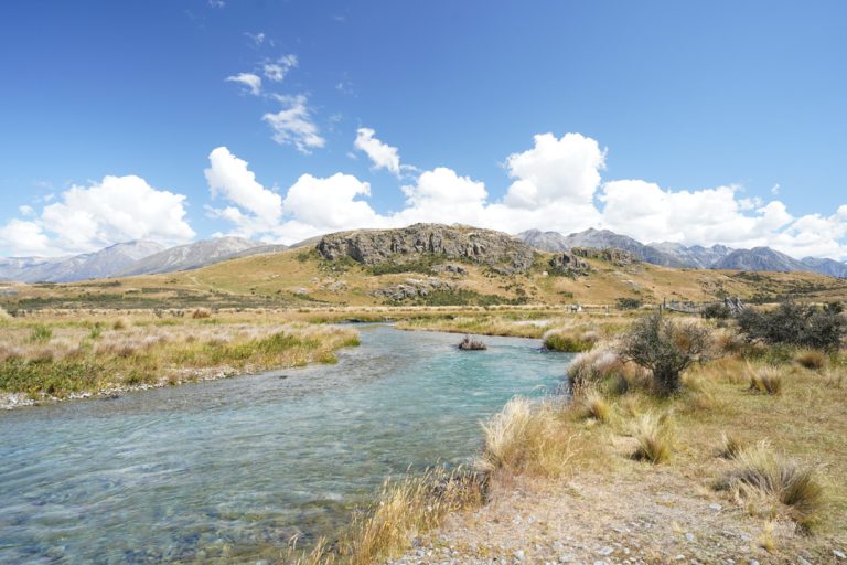 Edoras filming location Mount Sunday in New Zealand